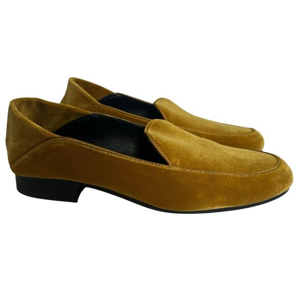 J. McLaughlin Women's Luna Loafers 7 Statement Loafer Flats Mustard Fall - Picture 1 of 11